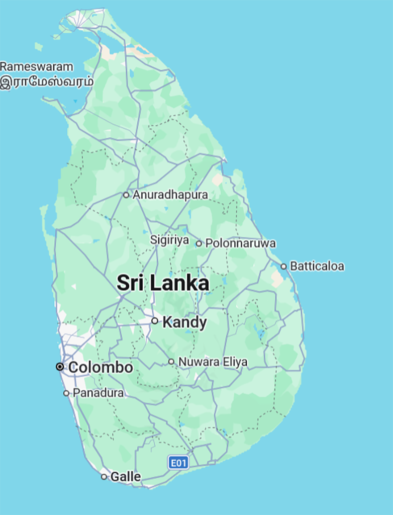 Sri Lanka Map