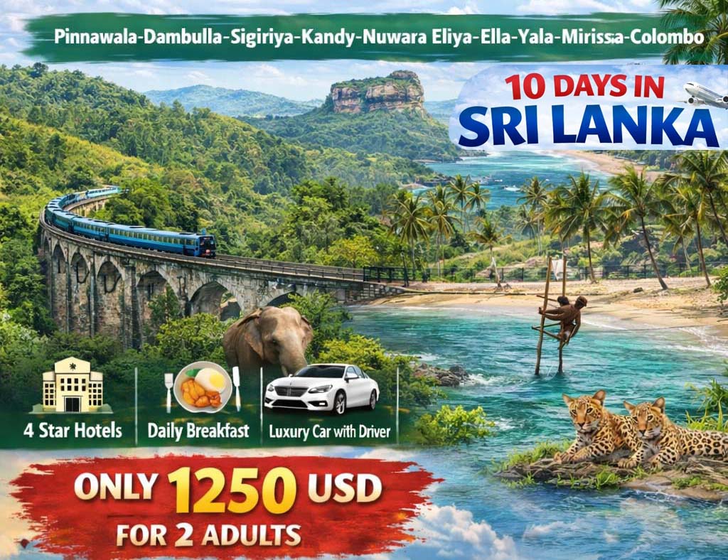 10 days tour in Sri Lanka