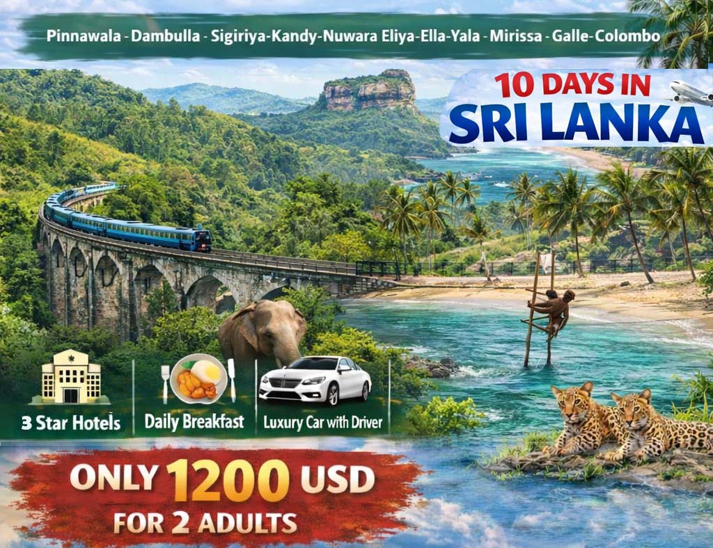 10 days tour in Sri Lanka
